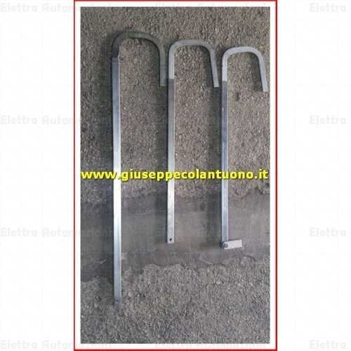 Coppia bracci telescopici curvi originali FAAC 390564 basculante 550 593 595